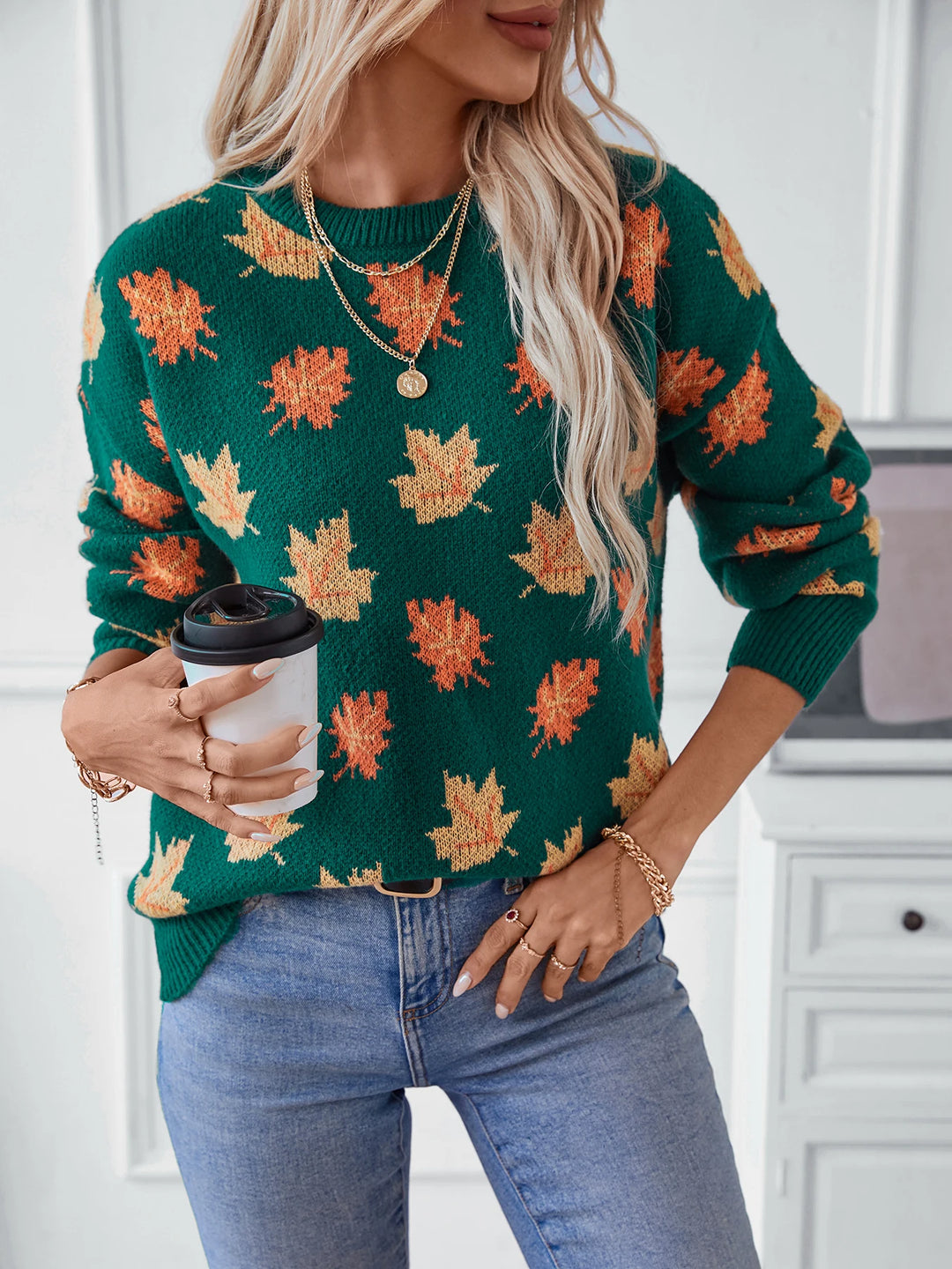 Lucy's Maple Leaf Knit