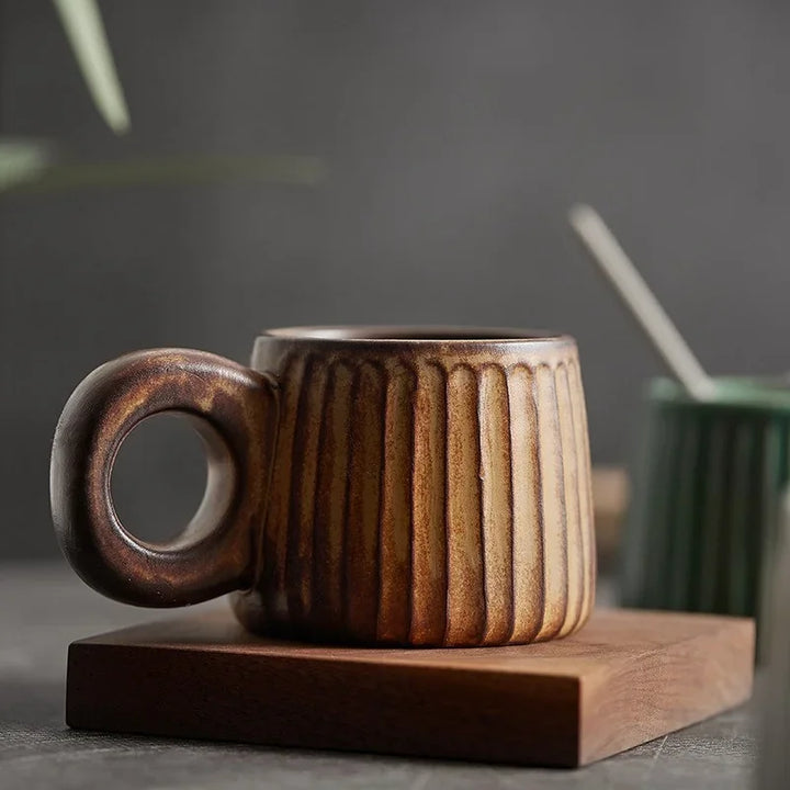 Retro Ridged Cups