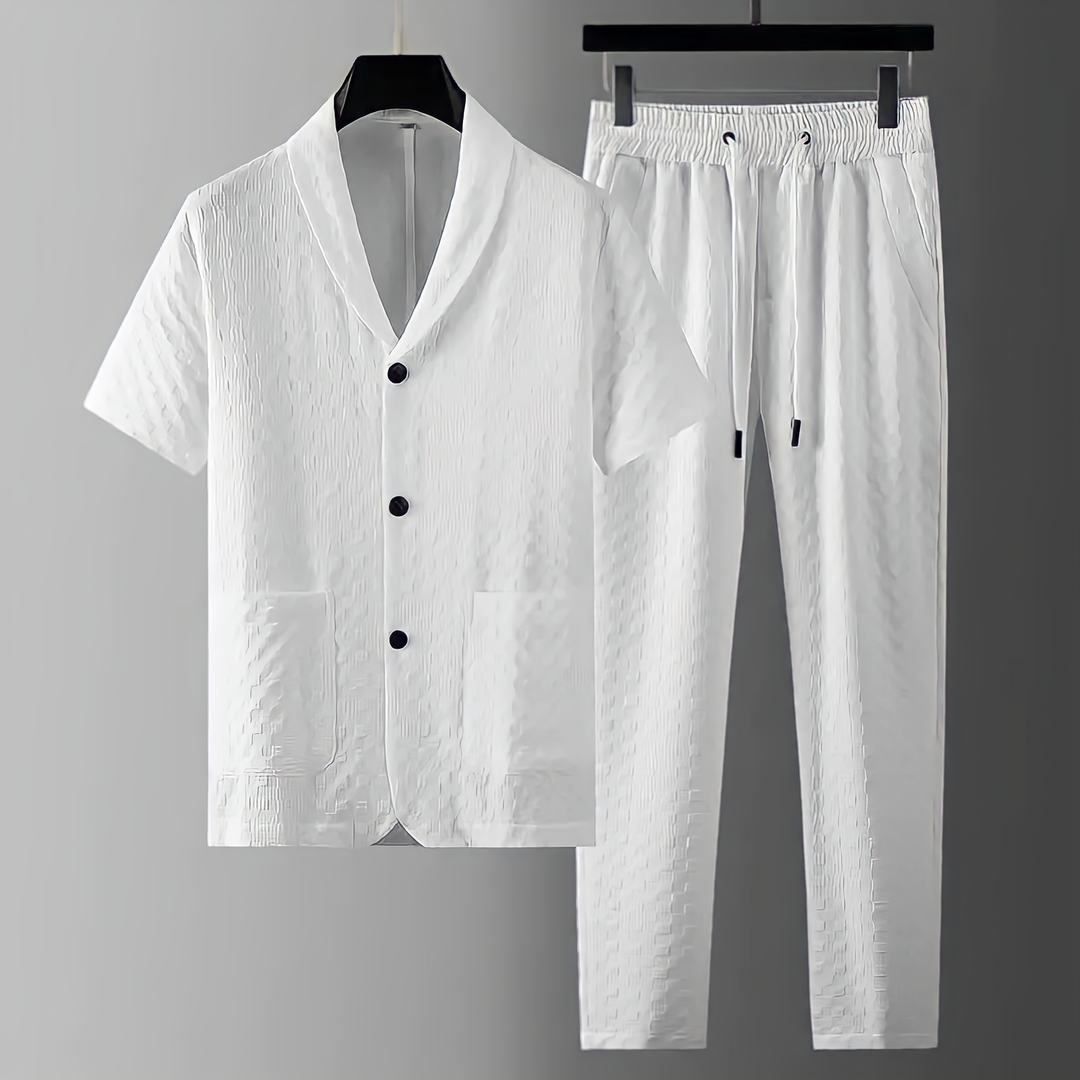 Montini Men's Casual Two Piece Set